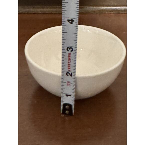 Rae Dunn Salt & Pepper dish cellars White Farmhouse Cottage Bowls - Picture 11 of 11